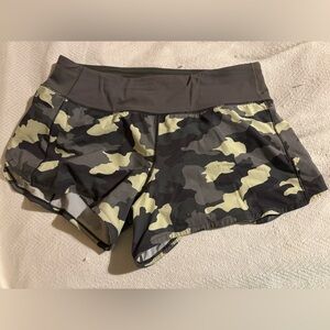 Lululemon Camouflage Athletic Shorts